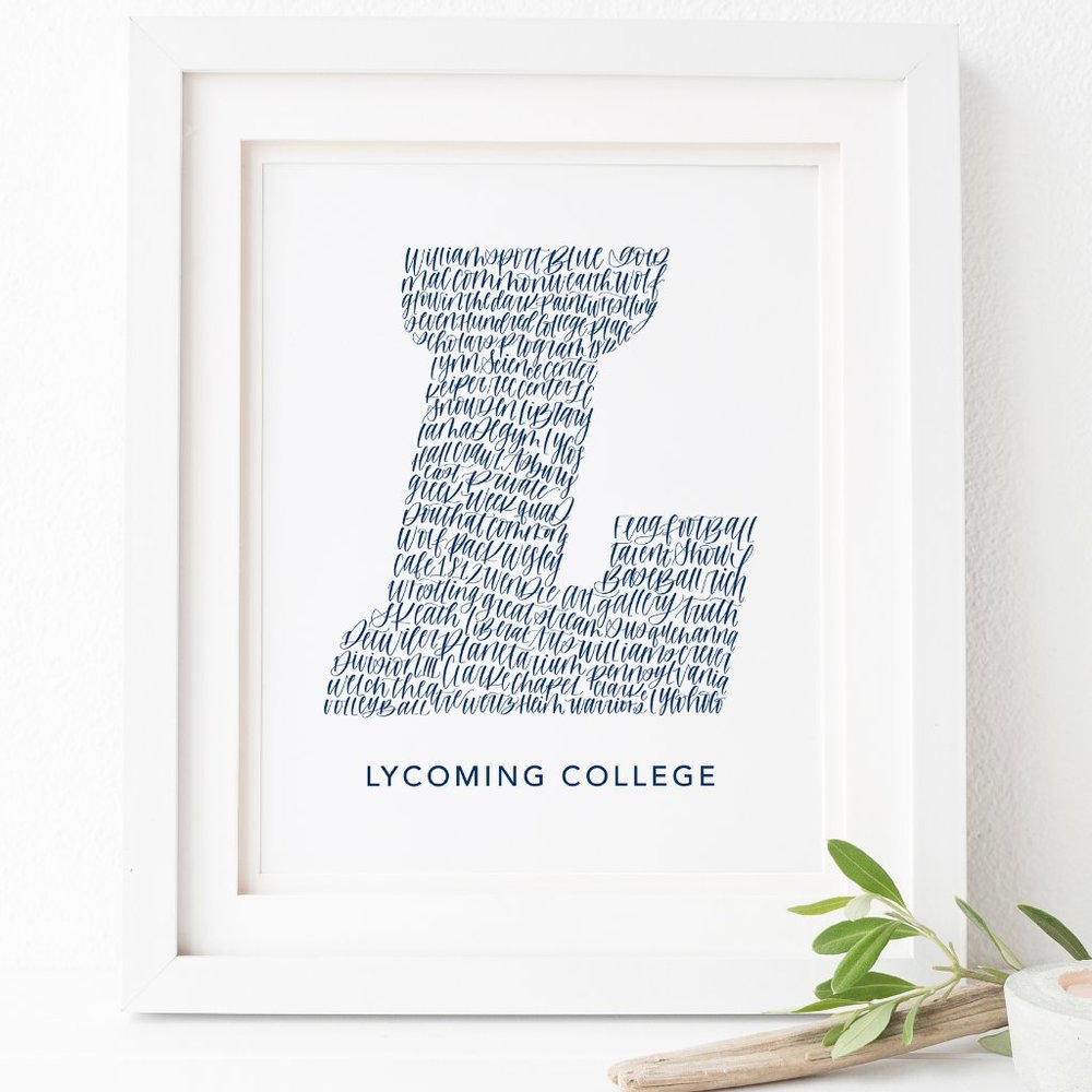 Lycoming College Word Art